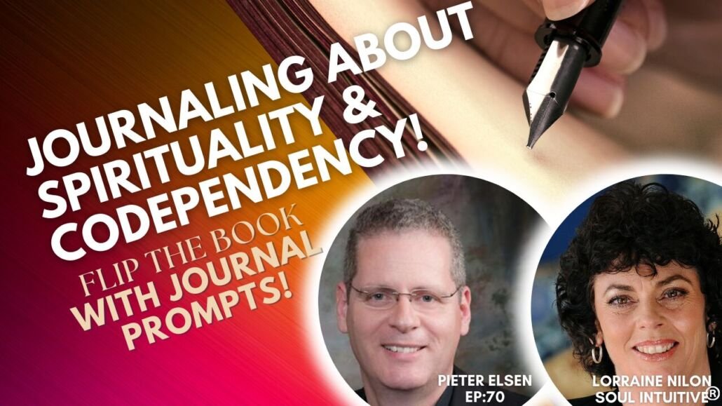 photo of Pieter Elsen and Lorraine Nilon- Journal and pen with journaling prompts!