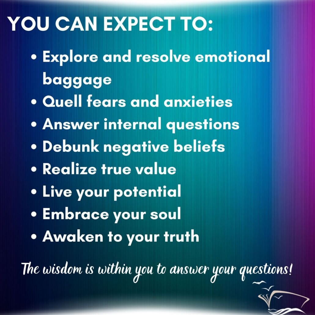 A dot point list of what you can expect from authentic spiritual teacher Lorraine Nilon's life coaching and soul intuitive sessions. 