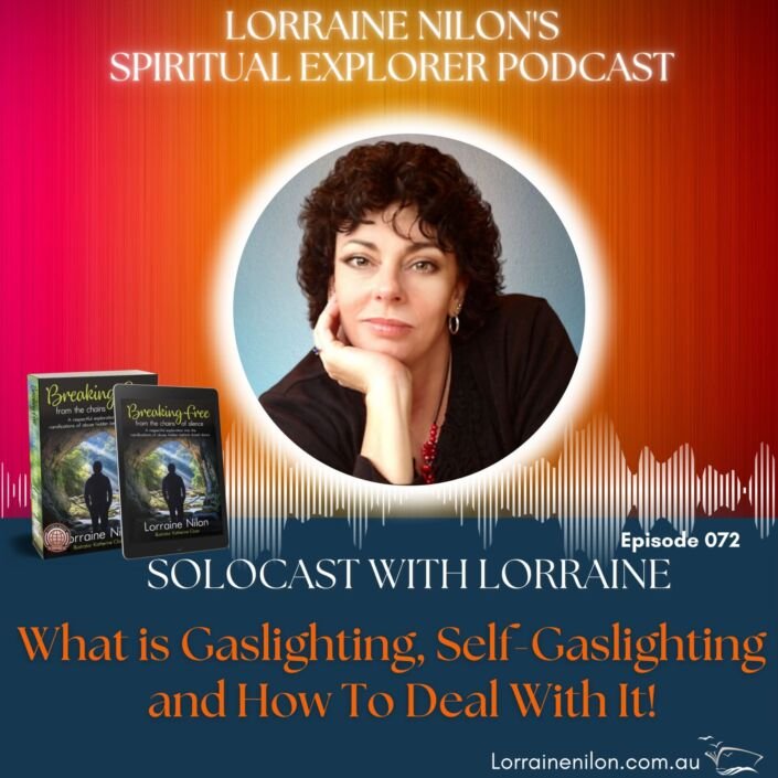 Photo of podcaster and self-help author Lorraine Nilon - topic What is gaslighting and how to deal with it.